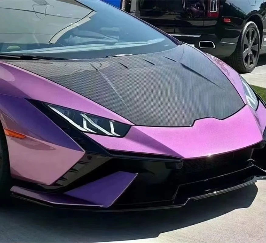 High Quality Fast Delivery Whole Sale Price Tecnica Style Dry Carbon Fiber Front Trunk Bonnet Hood for Huracan